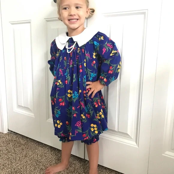 Vintage dress and bubble short set size 3T